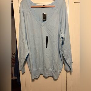 Torrid baby blue sweater 3x